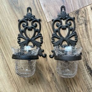 Hanging Wall Vases 2 Sconces